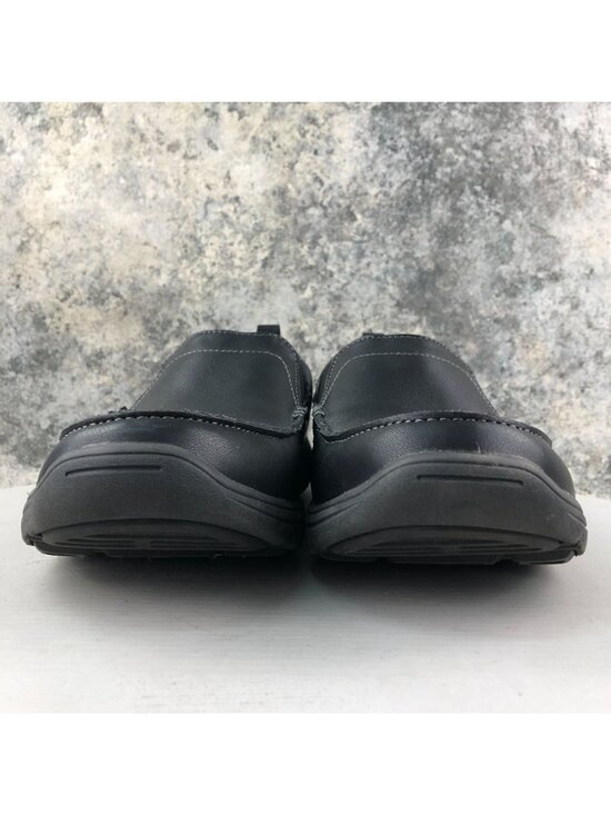 Skechers Men\'s Size 9.5 Harper Forde Black Leather Relaxed Slip On Loafers 56298 main image 7